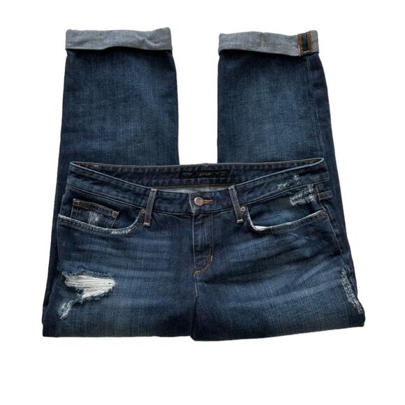 Joe's Jeans Dark Blue Cropped Jeans - Picture 11 of 12